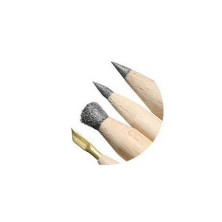 Boite de 4 crayons de restauration - metaux-detection.fr