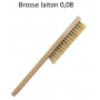 Brosse laiton 0,08 - metaux-detection.fr