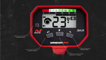 TEST MINELAB VANQUISH 340 ( DISQUE V10 )